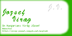jozsef virag business card