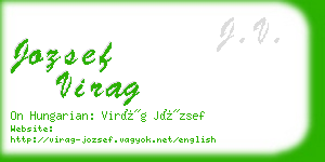 jozsef virag business card